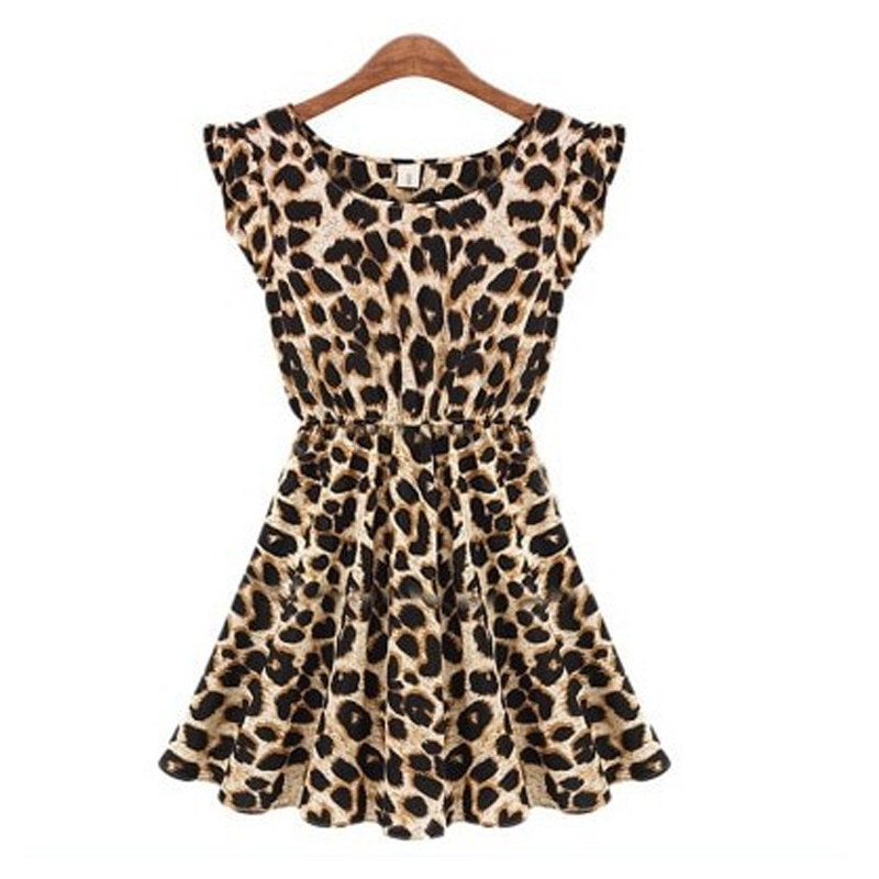 sexy leopard dress